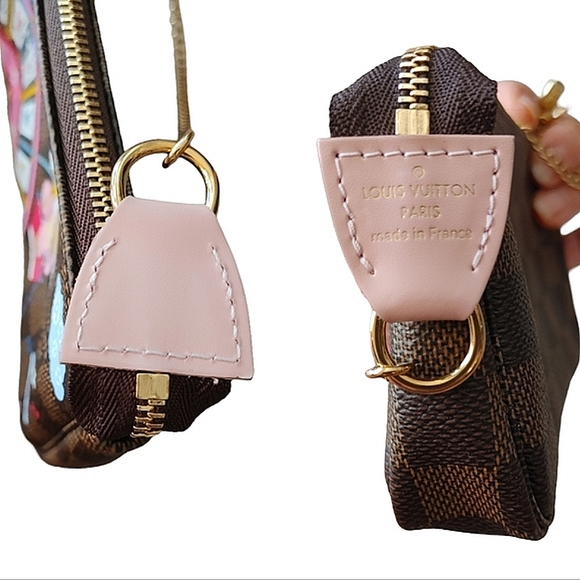 Louis Vuitton Damier Ebene Vivienne Holiday Mini Rose Ballerine - Picture 10 of 15